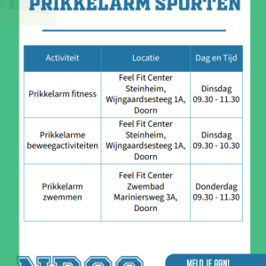 Prikkelarm Sporten