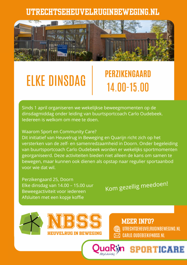 Sport en Community Care Perzikengaard
