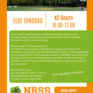 Sport en Community Care KC Doorn