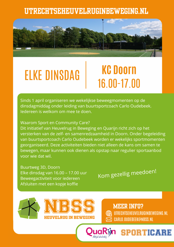 Sport en Community Care KC Doorn